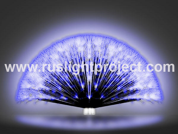 Световое дерево из объемных световых светодиодных веток