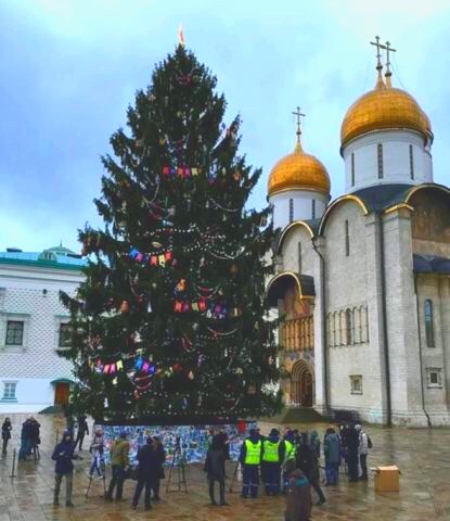Новогодние елки 2016 Москва 