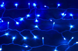 Световой светодиодный дождь LED CLS 2x3 37Led/str24 blue