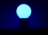 Лампа светодиодная HK-G45 GLASS BLUE