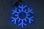 Световая светодиодная фигура LED Snowflake 53 синяя
